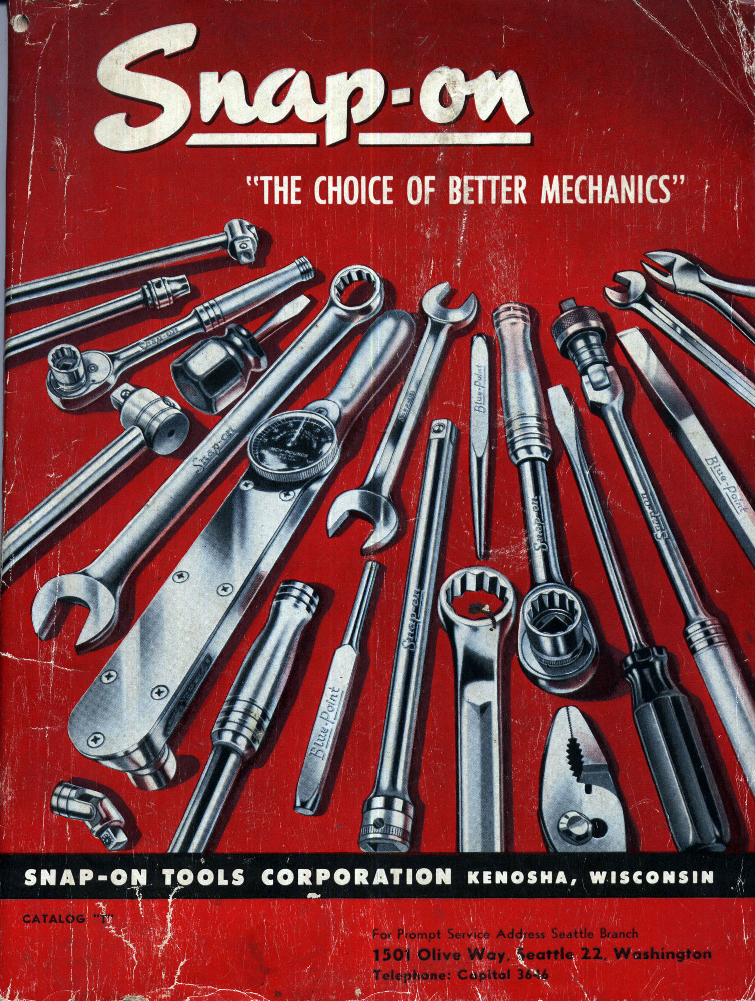 1950 Catalog T Collecting Snapon