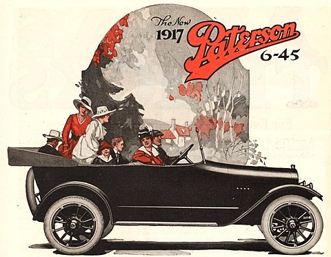 1917 Paterson 6-45 Touring Car ad