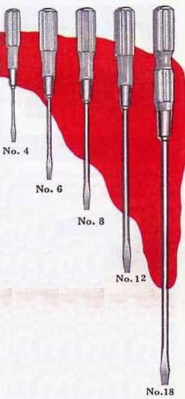 Screw Drivers Blue Point 1929