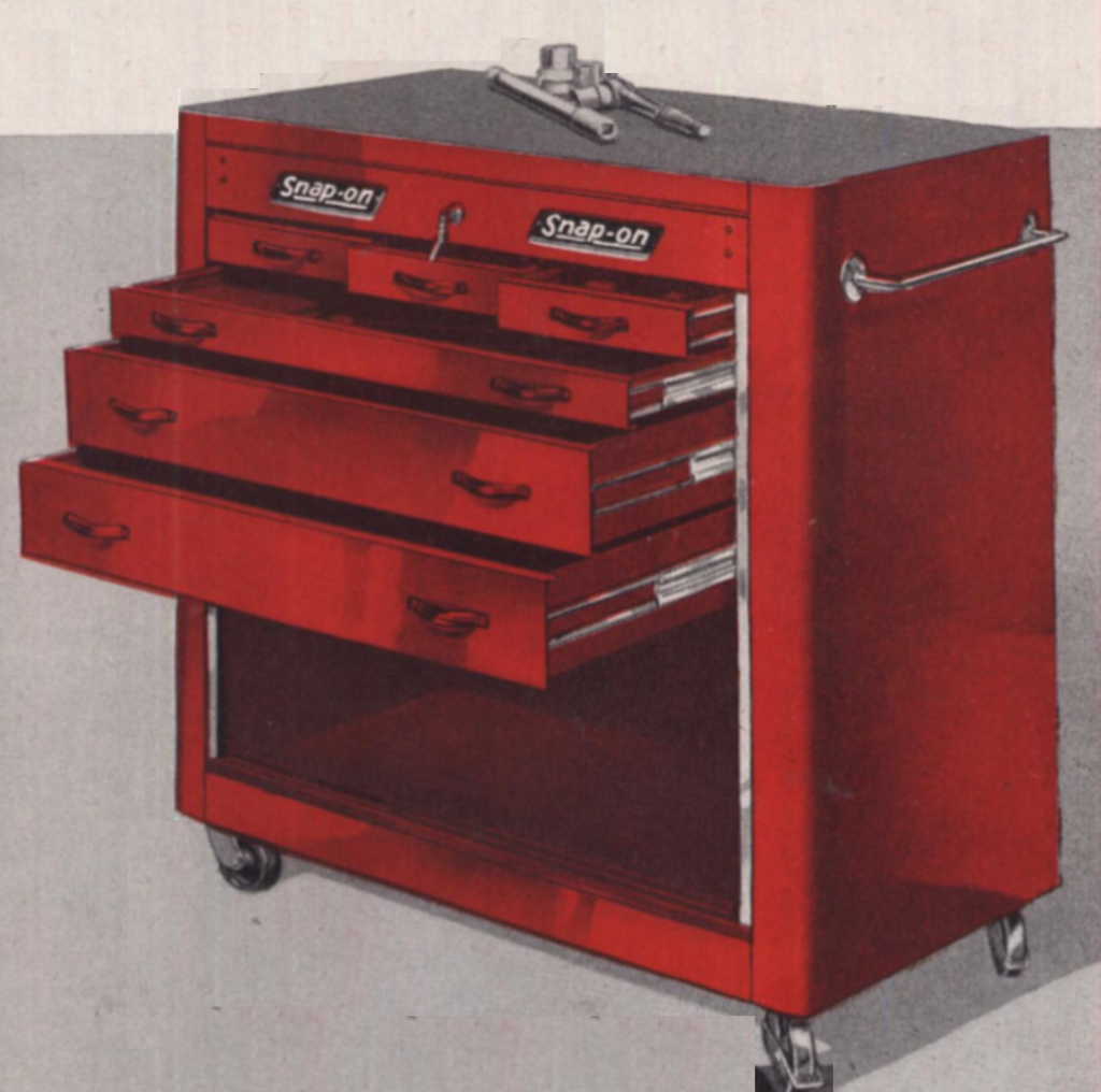 KR-300 Snap-On Rolle-Bench